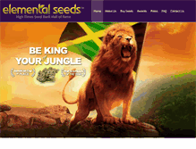Tablet Screenshot of elementalseeds.com